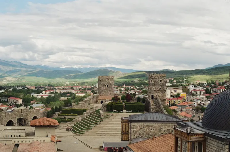 Rabati Castle towers above the town of Akhaltsikhe